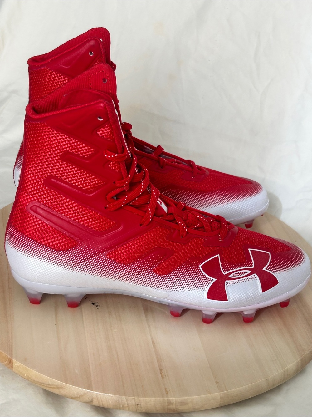 Under Armour Highlight 3021730-600 Football Cleats Red US 9 Medium D